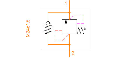 IRD0.M24 SEE DOCUMENTATION FOR ANGLED HOLE